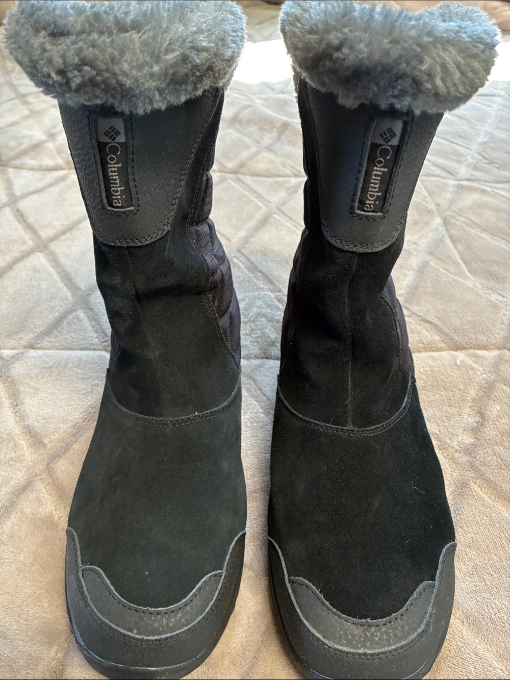 Columbia Ice Maiden II Women's Black Waterproof Winter Boots Size 9 - Picture 3 of 10